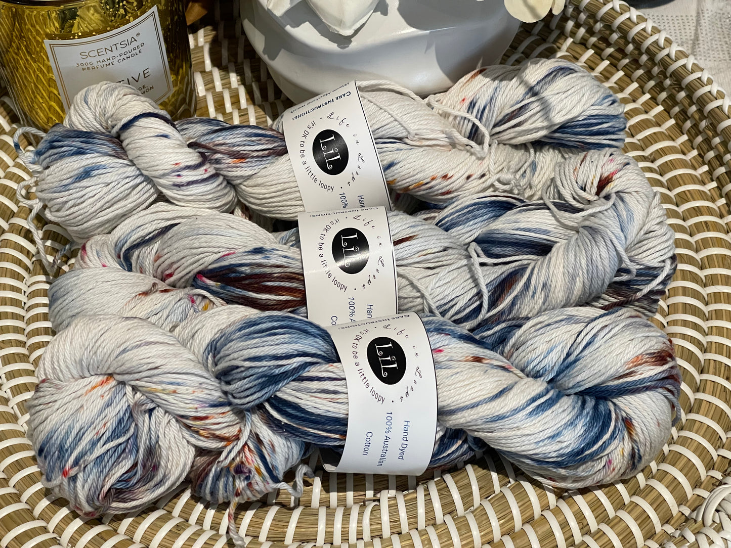 2025 Colour of the Month - Hand Dyed Cotton Yarn