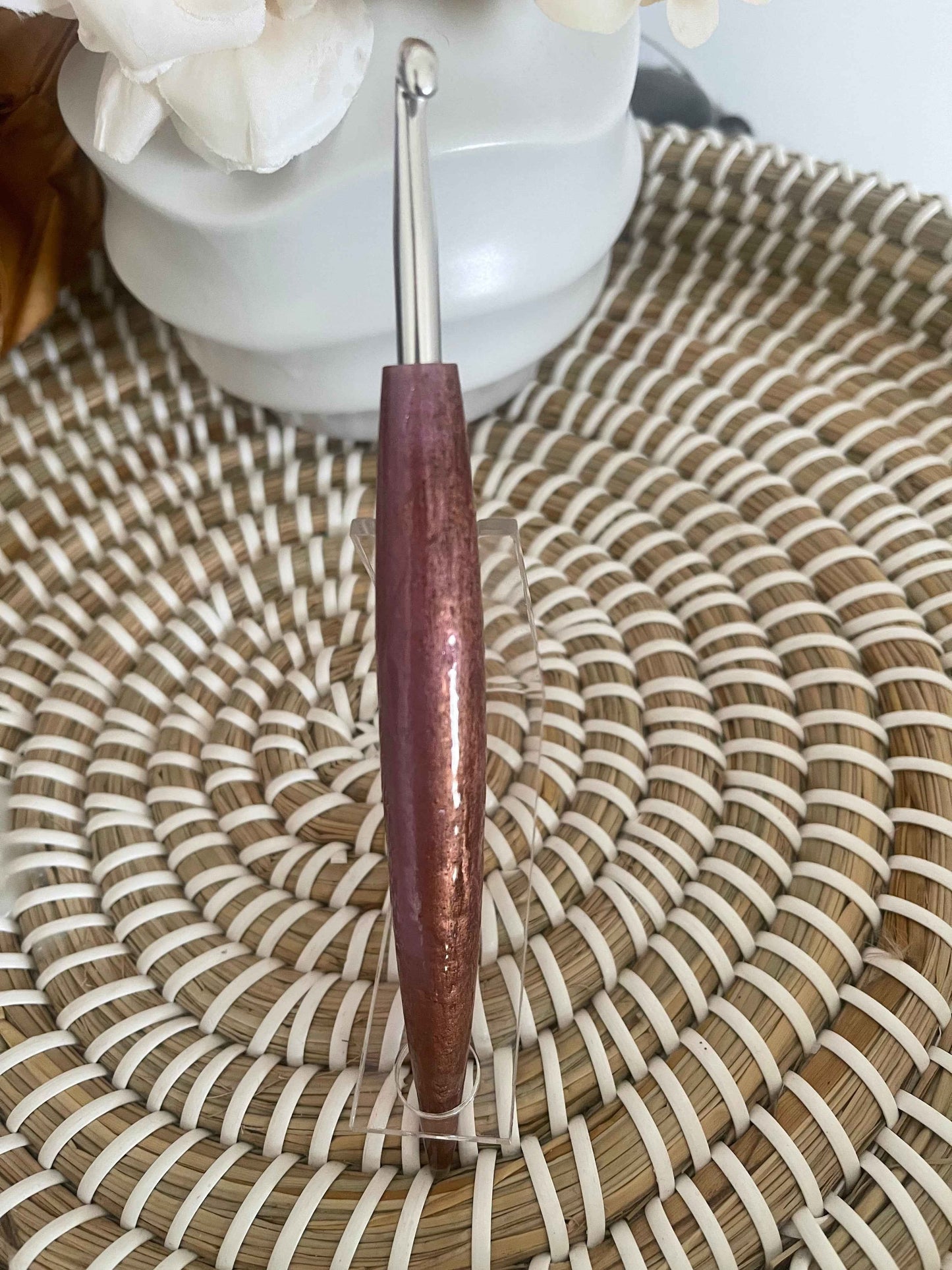 6.0mm Resin Crochet Hook for Crafting and DIY Projects