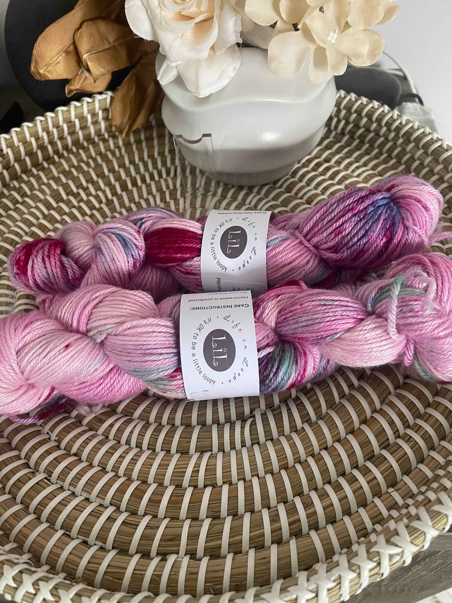 Hand Dyed Merino/Bamboo Blend