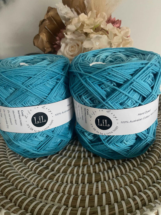 2025 - Hand Dyed Cotton Yarn - Yarn Cakes