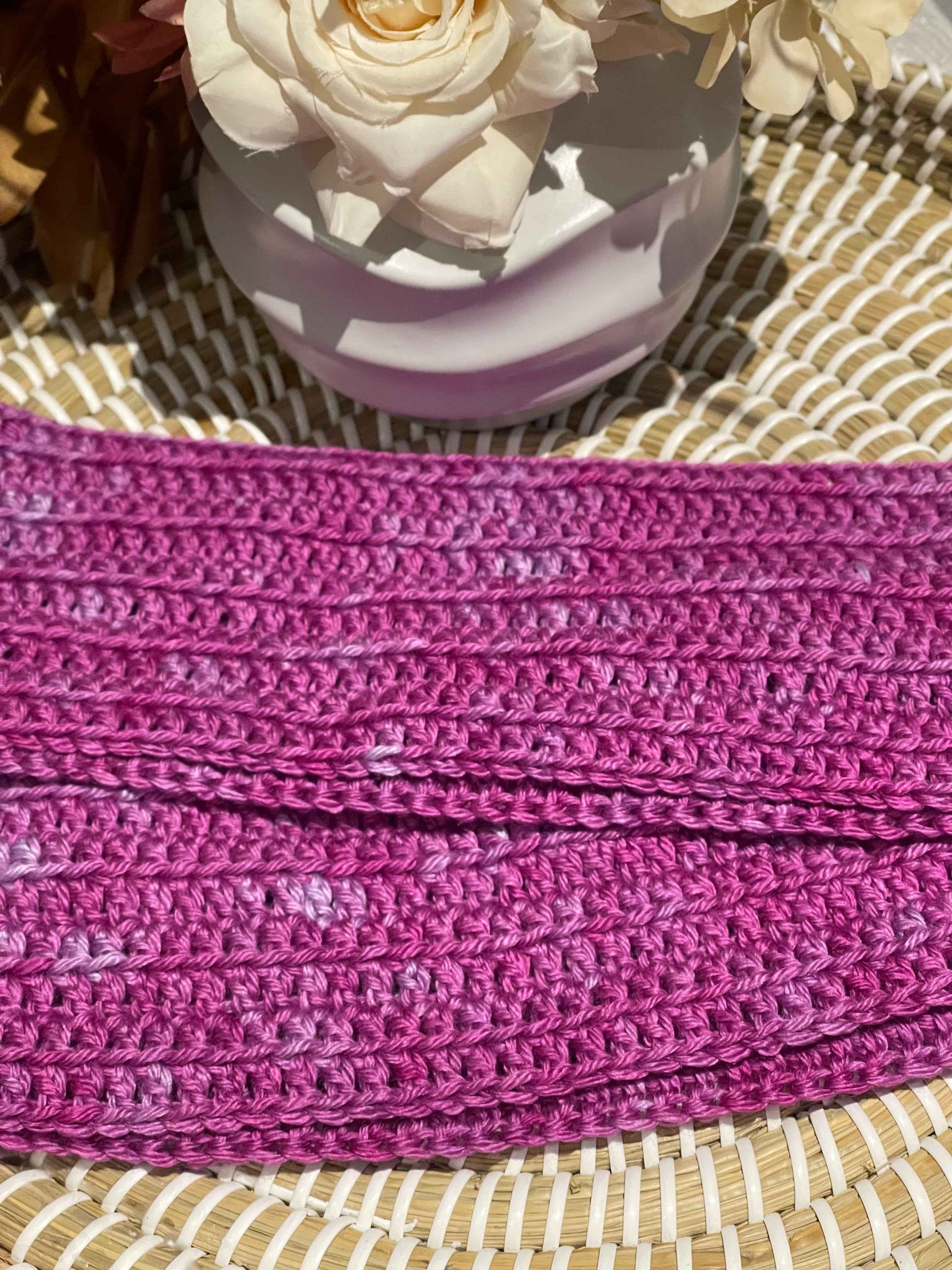 One (Ball) Skein Infinity Scarf - Crochet Pattern