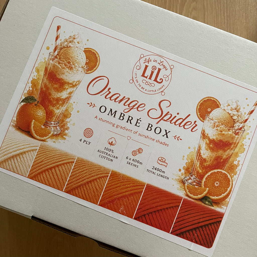 Orange Spider (Ombre Box)