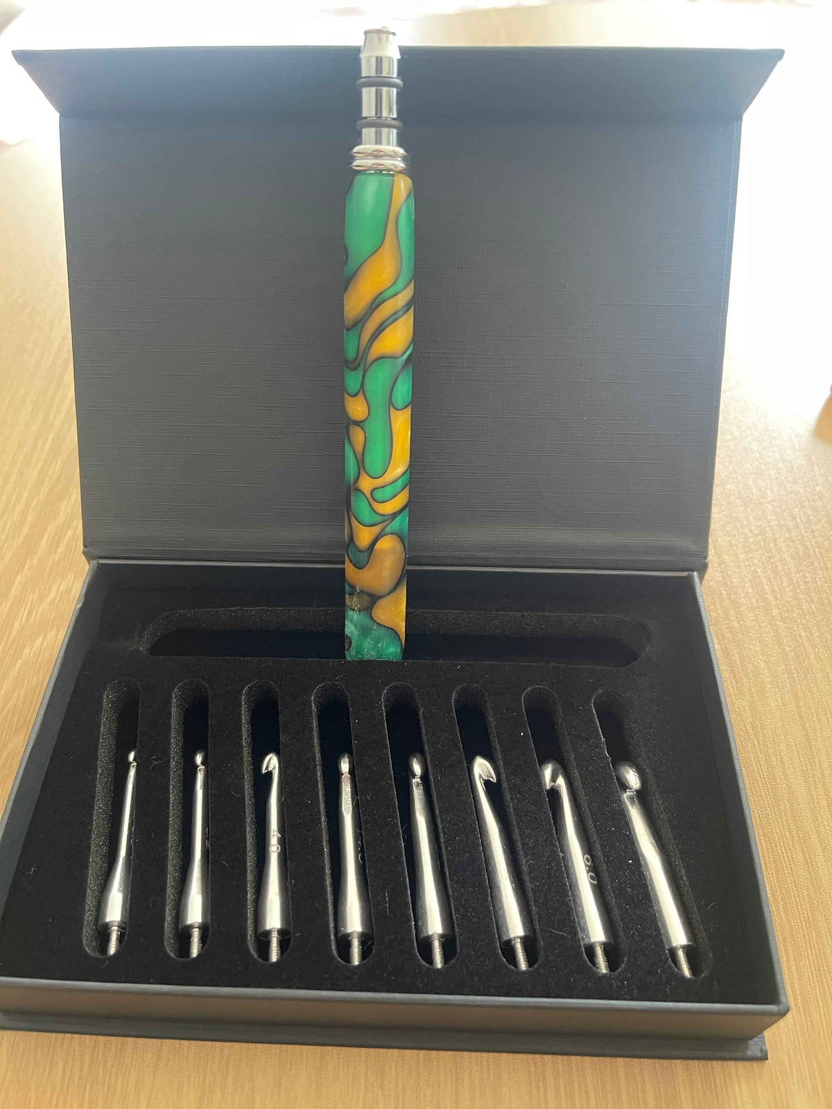 💚💛 Golden Wattle – Interchangeable Crochet Hook Set