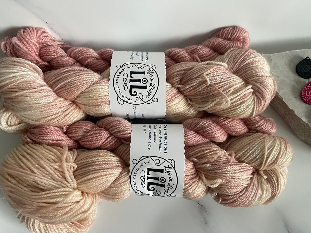 Blushing Toffee – Hand-Dyed Sock Yarn Set