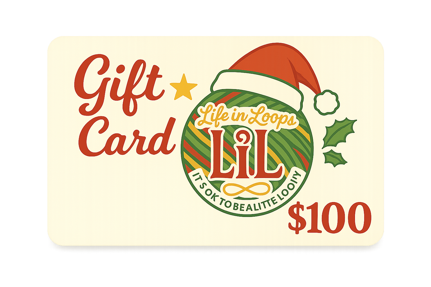 $100 Life in Loops Gift Card 🎁