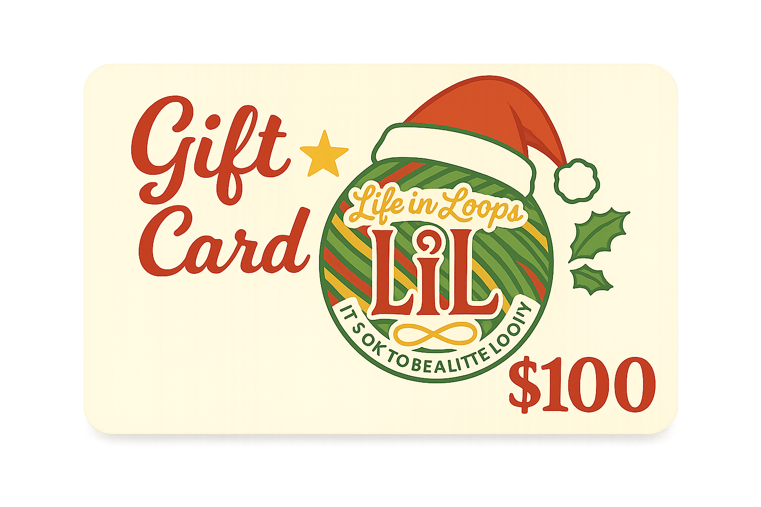 $100 Life in Loops Gift Card 🎁