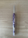 Purple Opal – 4.0mm Clover Amour Crochet Hook