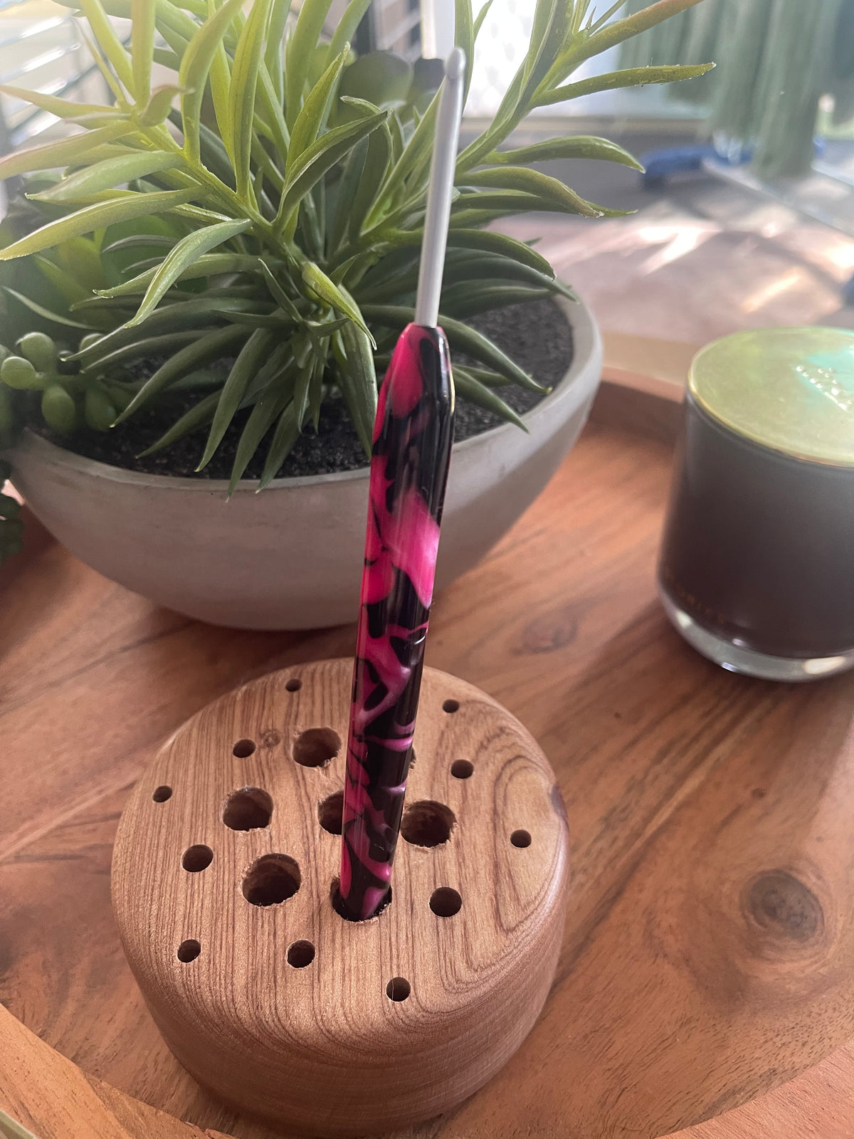 🌸 Cherry Blossom – 3.5mm Clover Amour Crochet Hook