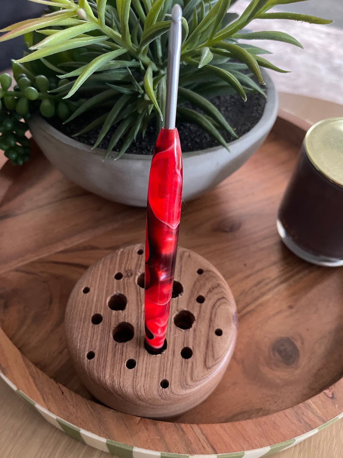 Scarlett Flame  – 4.0mm Clover Amour Crochet Hook