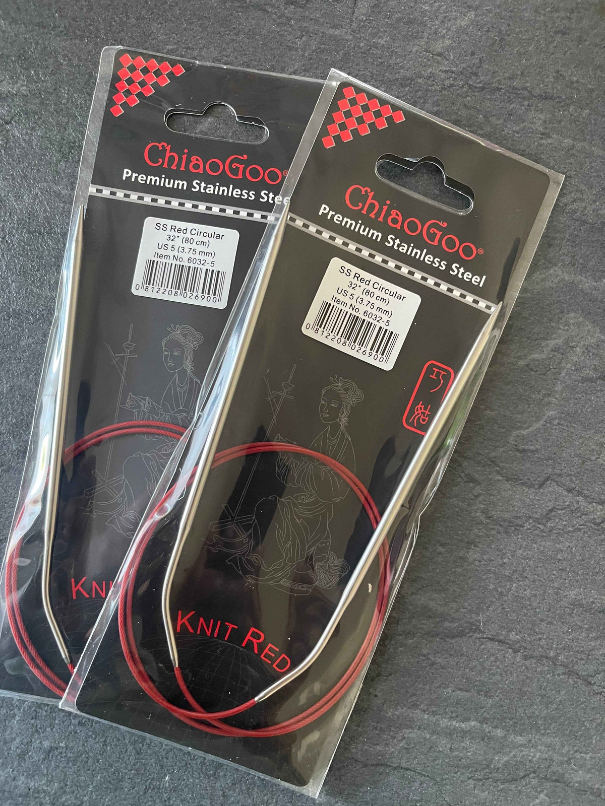 ChiaoGoo RED Lace 32" (80 cm) Circular Knitting Needles