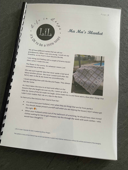 Ma Ma's Blanket Crochet Pattern