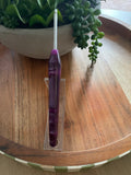 Violet Charm – 3.0mm Clover Amour Crochet Hook