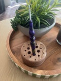 💜✨ Bronzed Amethyst – 4.5mm Clover Amour Crochet Hook