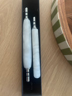 🤍 Frosted White – 3 Piece Seam Ripper & Awl Kit