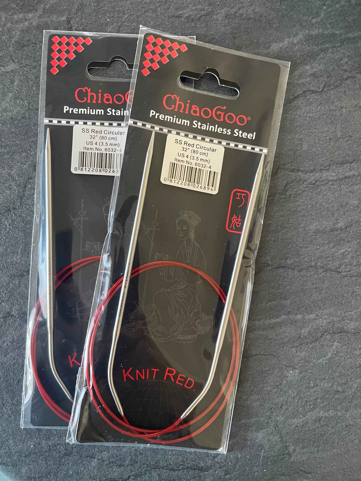 ChiaoGoo RED Lace 32" (80 cm) Circular Knitting Needles