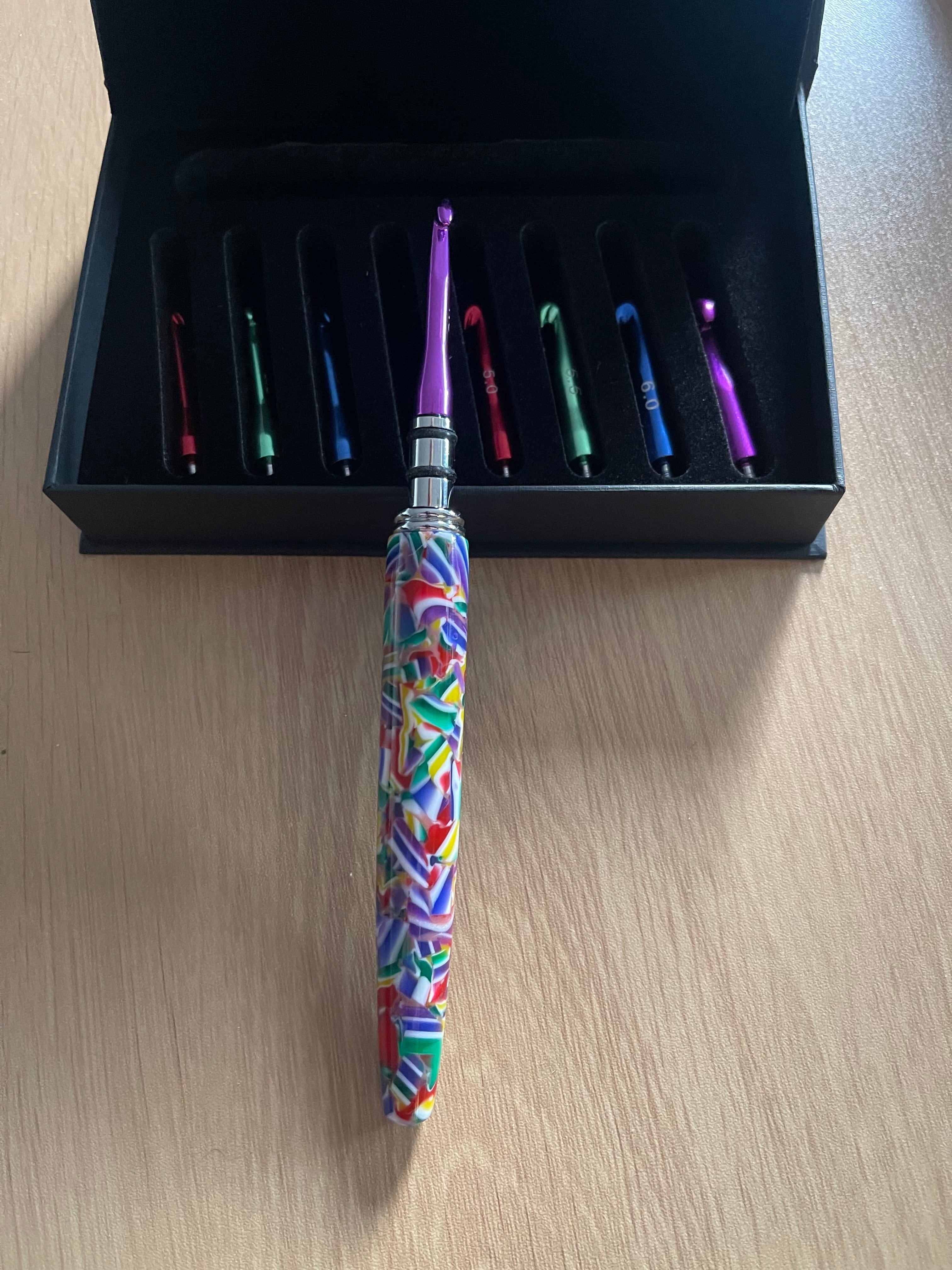 🍭 Sugar Rush – Interchangeable Crochet Hook Set