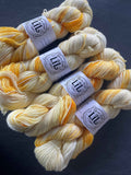 🥭 Mango Twisted (Citrine) – Hand-Dyed Bamboo Merino Yarn
