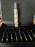 Coastal Glow Acrylic O-Ring Interchangeable Crochet Hook Set