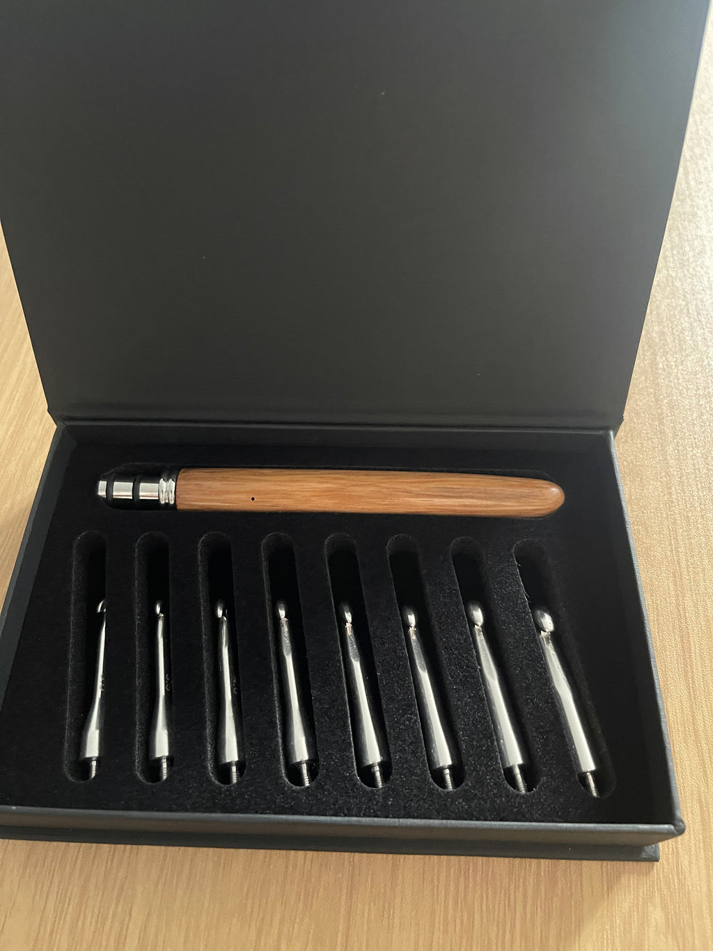 🌿 Spotted Gum – Interchangeable Crochet Hook Set
