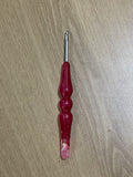 ❤️ Ruby Sparkle – 4.0mm Crochet Hook