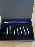 💙 Royal Blue – Interchangeable Crochet Hook Set