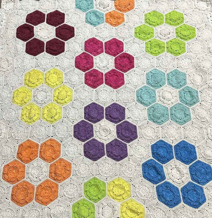 Hexi Blooms Crochet Pattern