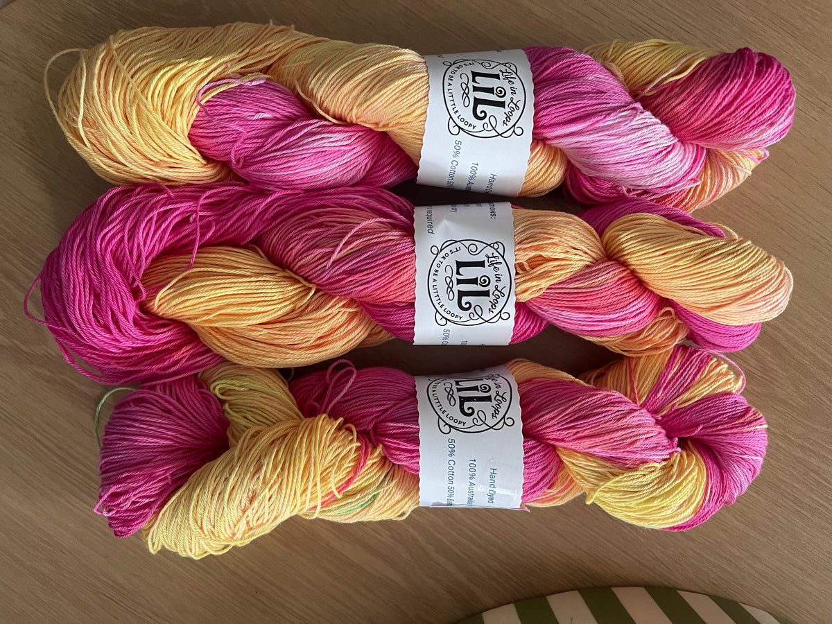 Frangipani – Hand-Dyed Yarn 🌺