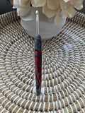❤️🤍🩶 Steel & Flame – 4.5mm Clover Amour Crochet Hook