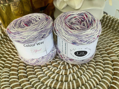 2025 Colour of the Month - Hand Dyed Cotton Yarn