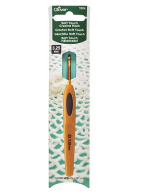 Clover Soft Touch Crochet Hook – Precision & Lightweight Comfort
