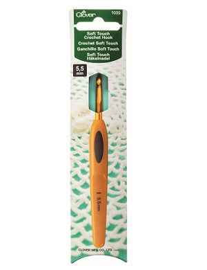 Clover Soft Touch Crochet Hook – Precision & Lightweight Comfort