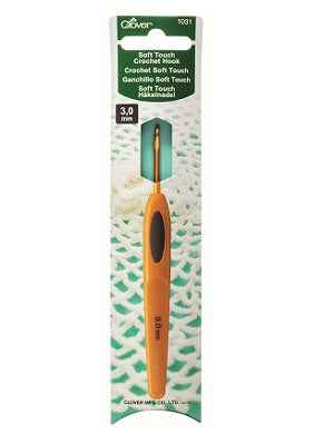 Clover Soft Touch Crochet Hook – Precision & Lightweight Comfort