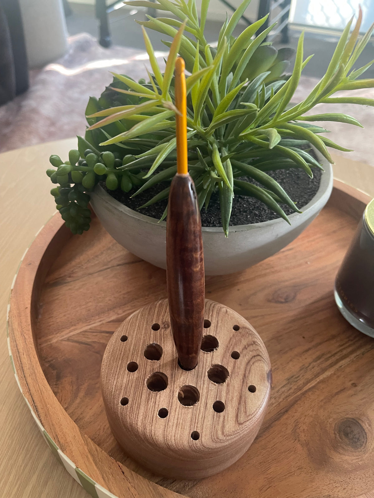 🌿 Black Mulga – 4.5mm Clover Soft Touch Crochet Hook