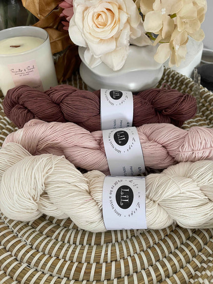 Australian Hand-Dyed Cotton Yarn Boxes