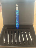 💙🌊 Blue Waves – Interchangeable Crochet Hook Set