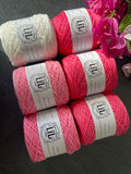 Knit for the Girls 2026 - Shocking Pink Ombre Box