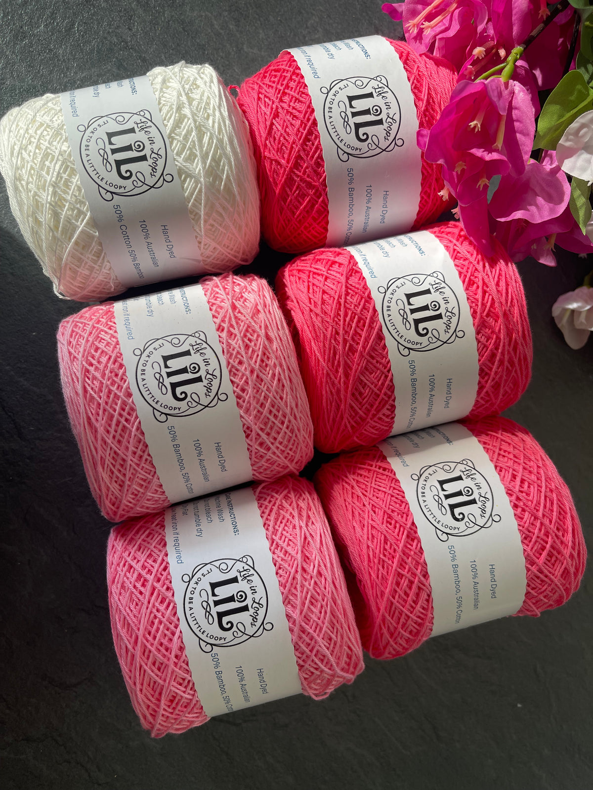Knit for the Girls 2026 - Shocking Pink Ombre Box