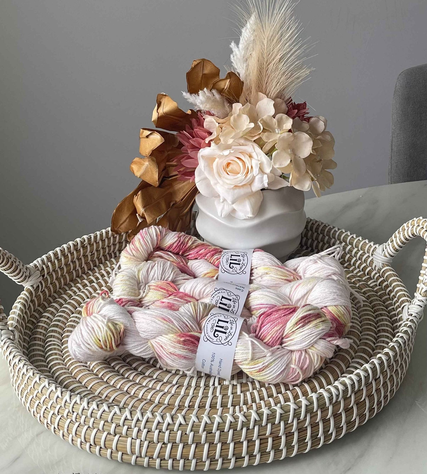 Garnet – ❤️‍🔥Hand-Dyed Cotton Yarn