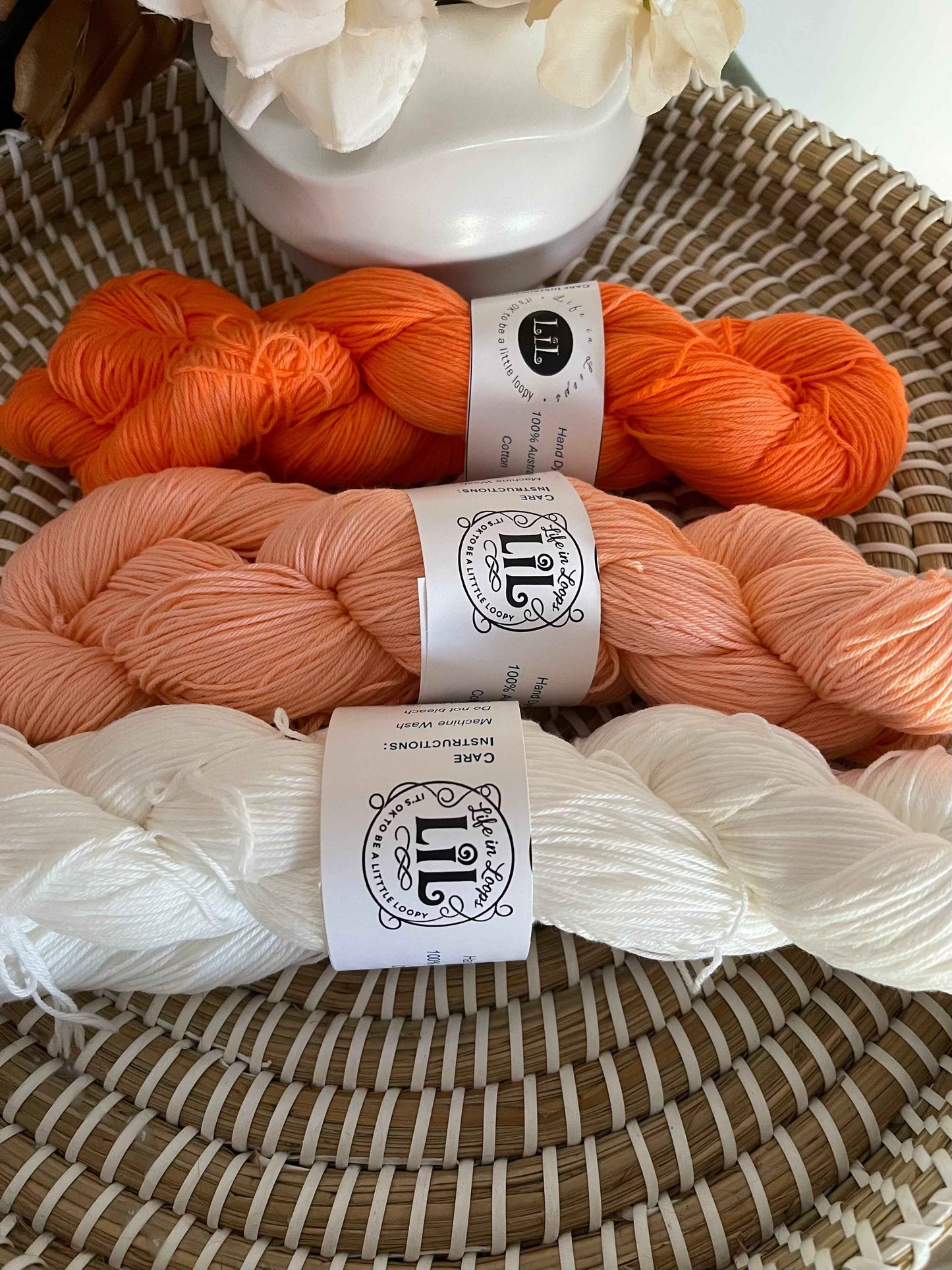 Australian Hand-Dyed Cotton Yarn Boxes - Ombré