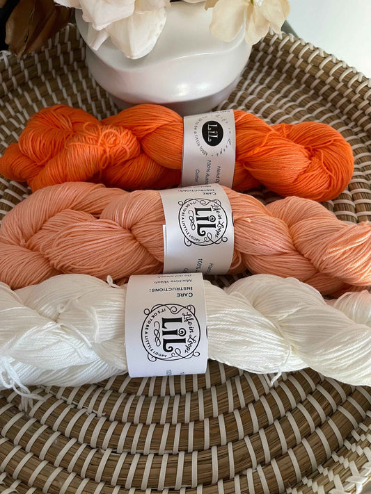 Australian Hand-Dyed Cotton Yarn Boxes - Ombré