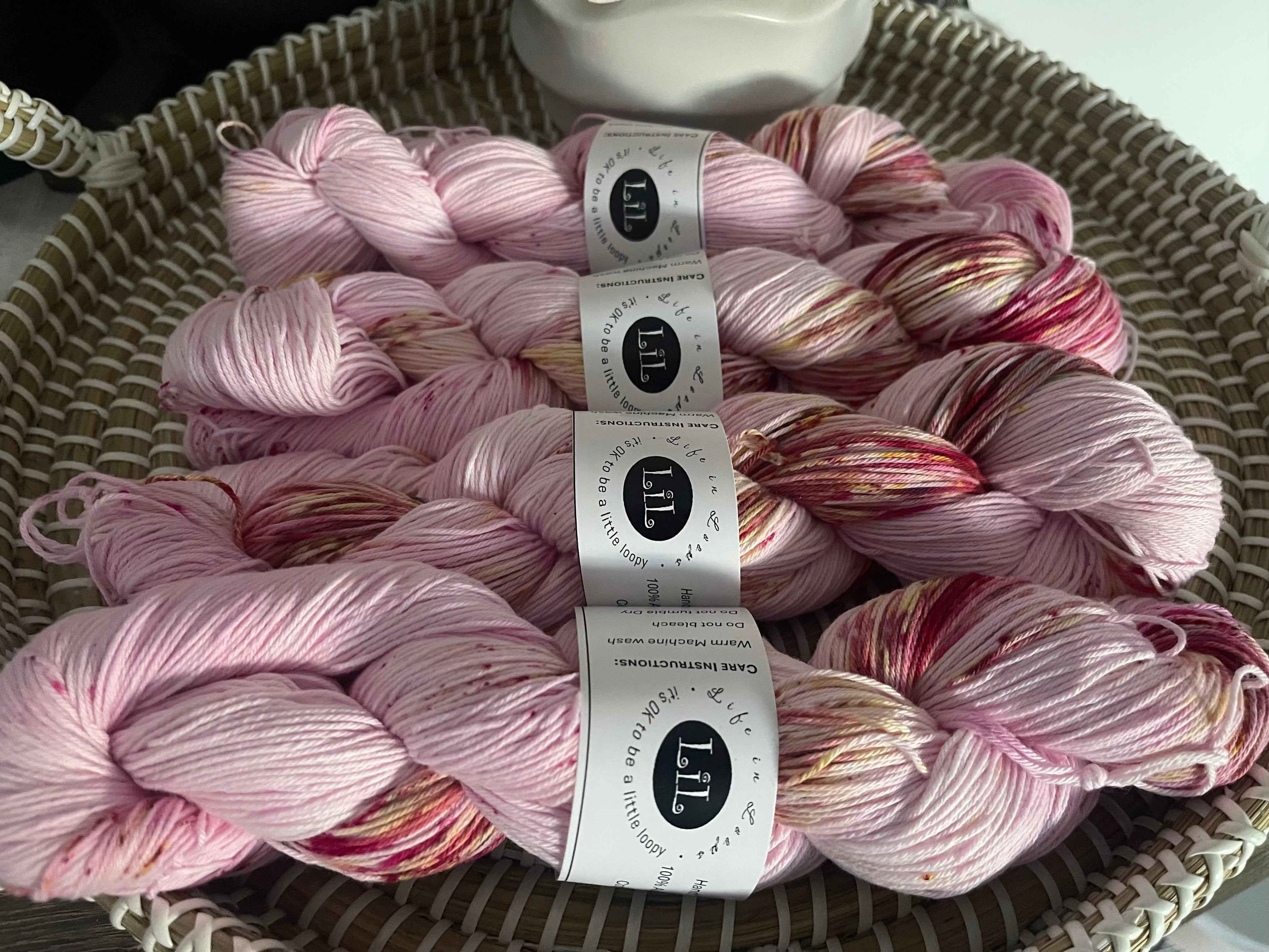 Garnet – ❤️‍🔥Hand-Dyed Cotton Yarn