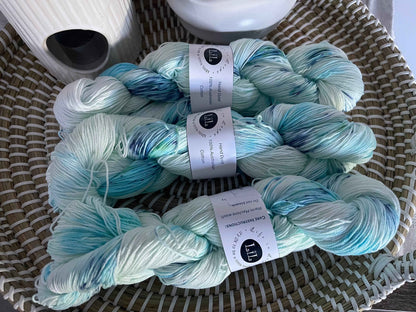 Hand Dyed Cotton Variegated Yarns 100g for Knitting and Crocheting Projects