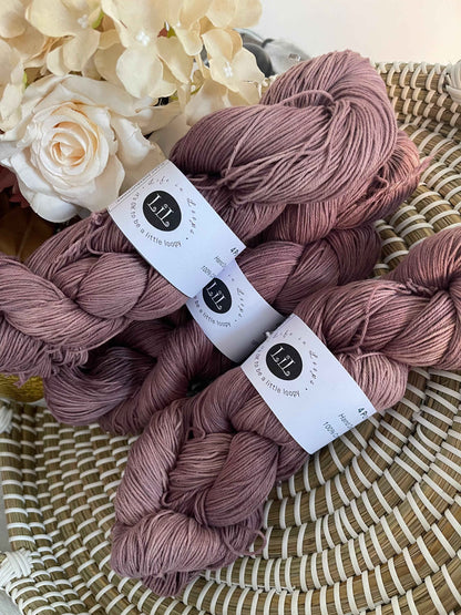 Australian Hand-Dyed Cotton Yarn - 100g Semi Tonal