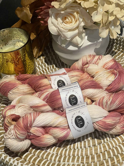 Hand Dyed Cotton Variegated Yarns 100g for Knitting and Crocheting Projects