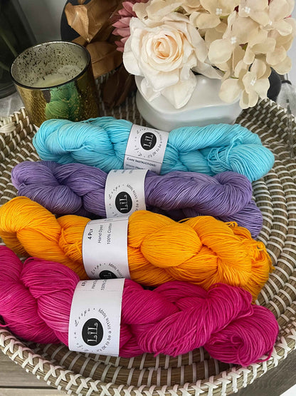 Australian Hand-Dyed Cotton Yarn Boxes