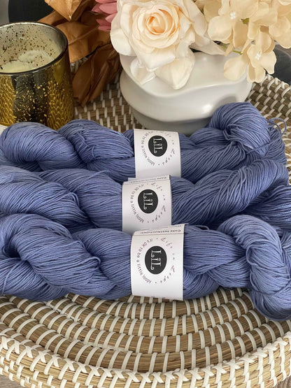 Australian Hand-Dyed Cotton Yarn - 100g Semi Tonal