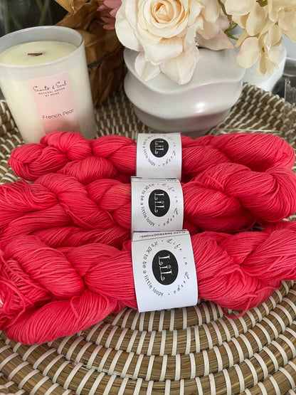 Australian Hand-Dyed Cotton Yarn - 100g Semi Tonal