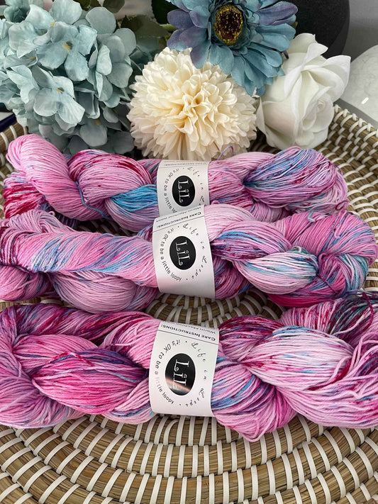 Pink Opal –💗 100g (4ply & 8ply Cotton)