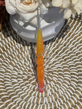 Frangipani Daydream Resin Crochet Hook – 3.5mm Clover Amour 🌺✨