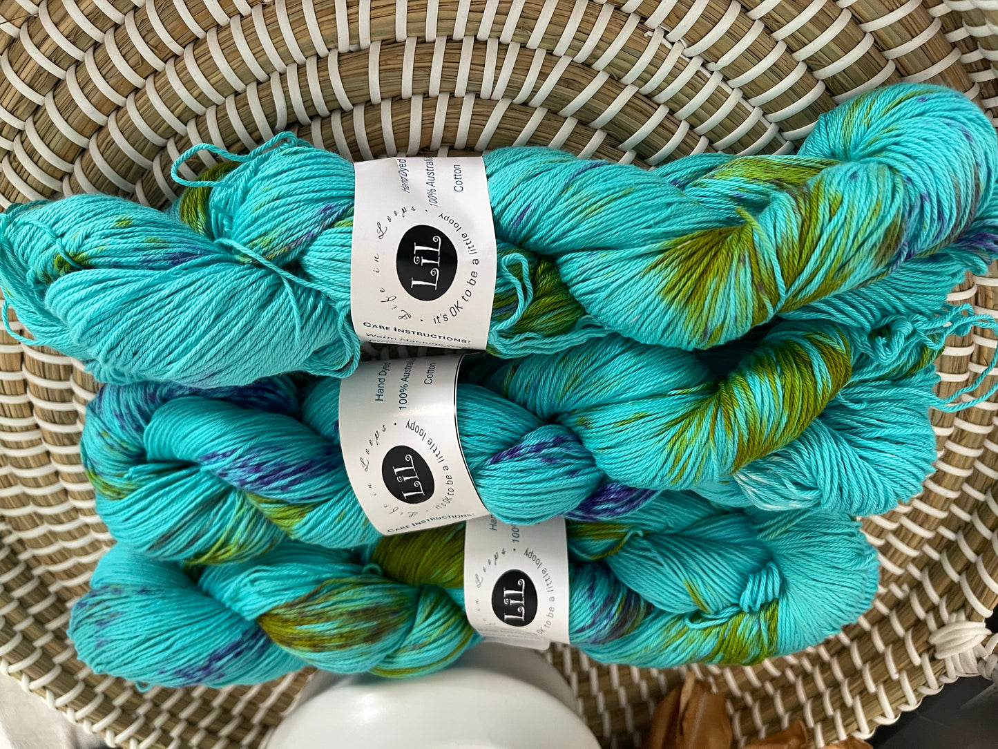 Hand Dyed Cotton Yarn - 100g Mix & Match